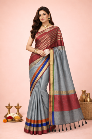 Women's Maheshwari Silk Saree