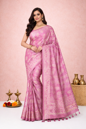 Handmade Mandu Maheshwari Silk Saree