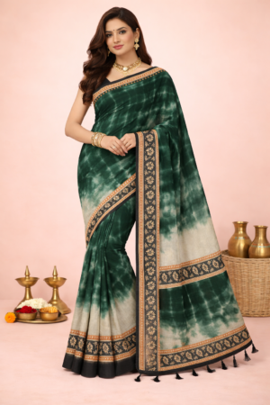 Handmade Mandu Maheshwari Silk Saree
