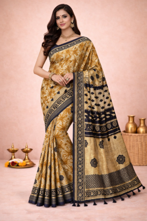 Handmade Mandu Maheshwari Silk Saree